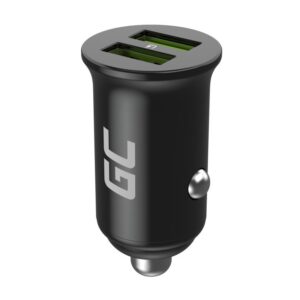 Green Cell automobilinis įkroviklis GC PowerRide Nano36 36W 6A 2x USB-A - Image 3