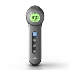 Braun BNT 400 BK Nuotolinio veikimo termometras Pilka Kakta Mygtukai - Image 1