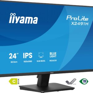 iiyama ProLite X2491H-B1 kompiuterio monitorius 60,5 cm (23.8") 1920 x 1080 pikseliai „Full HD“ LCD Juoda - Image 1