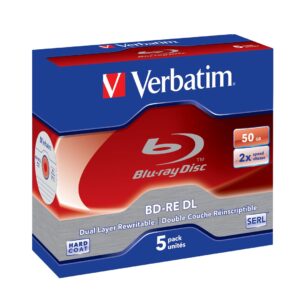 Verbatim BD-RE DL 50GB 2 x 5 Pack Jewel Case 5 vnt - Image 2