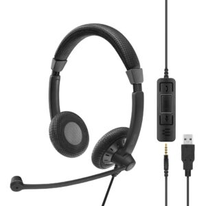 EPOS | SENNHEISER IMPACT SC 75 USB MS Laisvų rankų įranga Vielinis Su lankeliu Skambučiai / muzika USB A tipo Juoda