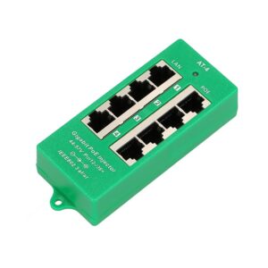 Extralink ACTIVE POE INJECTOR 4 PORT GIGABIT 802.3AT/AF MODE A - 1 Gbps - 4-Port Gigabitinis eternetas 48 V - Image 1
