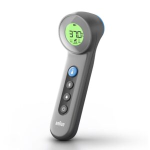 Braun BNT 400 BK Nuotolinio veikimo termometras Pilka Kakta Mygtukai - Image 2