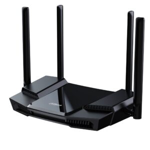 Dahua Technology AX18 belaidis maršrutizatorius Gigabitinis eternetas Dviguba juosta (2,4 GHz / 5 GHz) Juoda