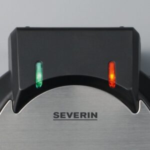 Severin WA 2103 vaflinė 4 vafliai 1200 W Juoda, Sidabras - Image 3