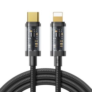 Joyroom Type-C – Lightning A10 serijos greitojo įkrovimo laidas PD 20W, 1,2 m, juodas (S-CL020A12) - Image 2