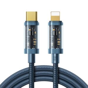 Joyroom Type-C – Lightning A10 serijos greitojo įkrovimo laidas PD 20W, 1,2 m, mėlynas (S-CL020A12) - Image 2