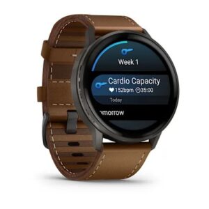 Garmin Venu 4 3,56 cm (1.4") AMOLED 45 mm Skaitmeninis 454 x 454 pikseliai Lietimui jautrus ekranas Juoda „Wi-Fi“ GPS (palydovinis) - Image 3
