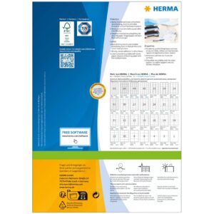 HERMA 4426 etiketė spausdinimui Balta Lipni spausdintuvo etiketė - Image 2