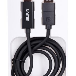 UNITEK KABELIS DisplayPort 1.2, HDMI, 4K@60HZ, 1,8M, V1608A - Image 2