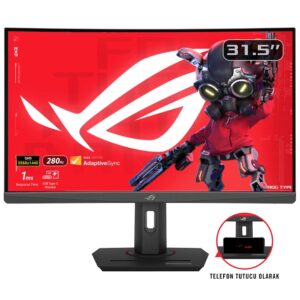 ASUS ROG Strix XG32WCMS kompiuterio monitorius 80 cm (31.5") 2560 x 1440 pikseliai Quad HD LCD Juoda