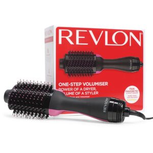 Revlon RVDR5222E plaukų formavimo šukos Karšto oro šepetys Juoda, Rožinė - Image 3