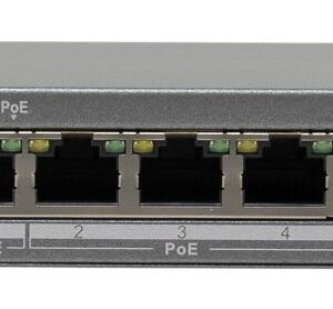 LevelOne GEP-0531 tinklo komutatorius Ne-valdomas L2 Gigabit Ethernet (10/100/1000) Maitinimas per Eternetą (PoE) Stalinis / tvirtinamas prie sienos Pilka - Image 1