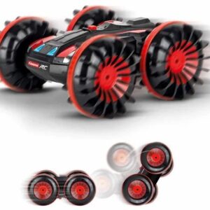 Carrera RC All-Terrain Stunt Water Car Radijo bangomis valdomas (RC) modelis Kaskadininkų automobilis Elektrinis variklis 1:16 - Image 2