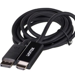 UNITEK KABELIS DisplayPort 1.2, HDMI, 4K@60HZ, 1,8M, V1608A