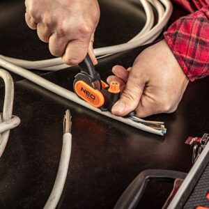 NEO tools 01-400 replės kabelių izoliacijai nuimti