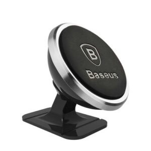 Baseus magnetinis automobilinis telefono laikiklis prietaisų skydeliui, 360 laipsnių, sidabrinis (SUCX140012) - Image 2