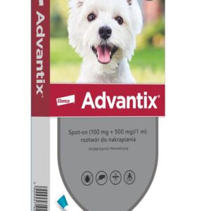 ELANCO Advantix - Parazitų lašai šunims S - 4 x 1 ml