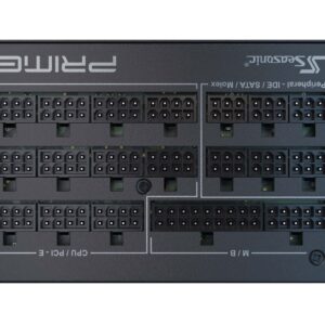 Seasonic Prime -TX-1600 maitinimo blokas 1600 W 20+4 pin ATX ATX Juoda - Image 3