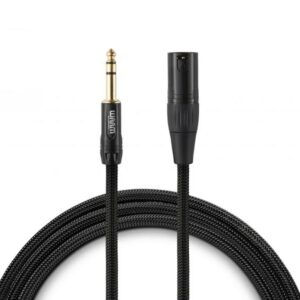 Warm Audio PREM-XLRM-TRSM-3 garso kabelis 0,9 m 6.35mm TRS XLR Juoda