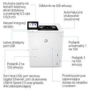 HP LaserJet Enterprise M612dn - Image 3