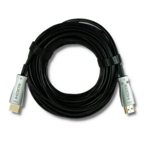 Qoltec 50472 HDMI kabelis 20 m HDMI A tipo (standartinis) Juoda, Sidabras - Image 2