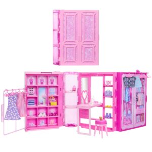 Barbie HXD59 priedas lėlei Lėlių spinta