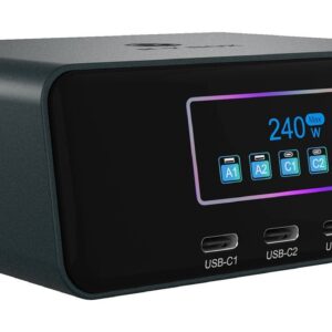 ICY BOX IB-PS2401 Universalus Juoda AC Spartusis įkrovimas Vidaus - Image 1