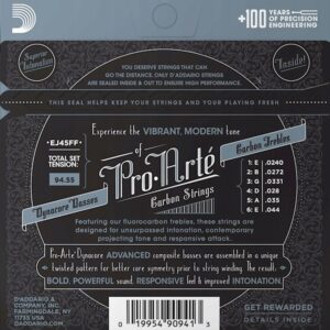 D'Addario EJ45 FF - klasikinės gitaros stygos (24 - 44) - Image 2