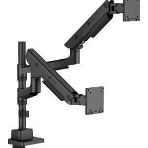 ICY BOX IB-MS702-T monitoriaus laikiklis arba stovas 144,8 cm (57") Stalas Juoda - Image 1
