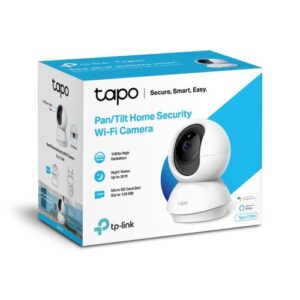 TP-Link kamera Tapo TC70 Wi-Fi vidaus saugumo 1080P, 360 laipsnių, balta EU