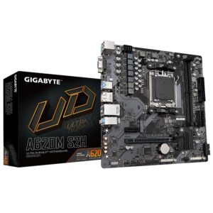 GIGABYTE A620M S2H pagrindinė plokštė AMD A620 AM5 lizdas „micro ATX“