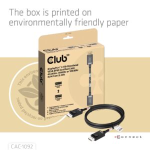 CLUB3D CAC-1092 „DisplayPort“ kabelis 1,6 m Juoda - Image 2