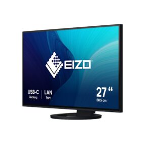 EIZO FlexScan EV2795-BK kompiuterio monitorius 68,6 cm (27") 2560 x 1440 pikseliai Quad HD LCD Juoda - Image 2