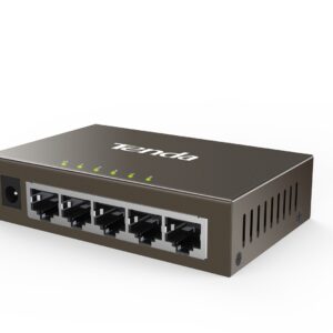 Tenda TEG1005D tinklo komutatorius Ne-valdomas Gigabit Ethernet (10/100/1000) Pilka - Image 1