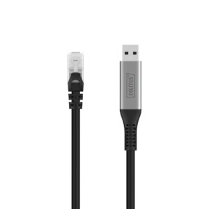 Digitus AK-300600-150-S tinklo kabelis Juoda 15 m Cat6a S/FTP (S-STP) Turas - Image 2