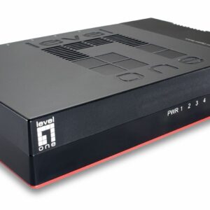 LevelOne GSW-0507 tinklo komutatorius Ne-valdomas Gigabit Ethernet (10/100/1000) Juoda, Raudona - Image 1