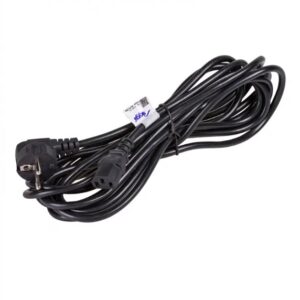 Akyga AK-PC-05 Juoda 5 m CEE7/7 IEC C13