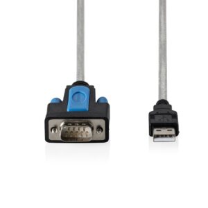 Digitus DA-70170 serijinis kabelis Permatomas 1,8 m USB A tipo RS-232 - Image 3
