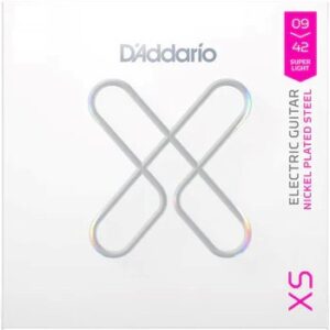 D'Addario XS Super Light (9-42) - elektrinės gitaros stygos