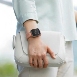 UNIQ Aspen Strap Apple Watch 40/38/41 mm Series 1/2/3/4/5/6/7/8/SE/SE2/SE3 Braided granite grey - Image 10