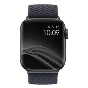 UNIQ Aspen Strap Apple Watch 40/38/41 mm Series 1/2/3/4/5/6/7/8/SE/SE2/SE3 Braided granite grey - Image 4