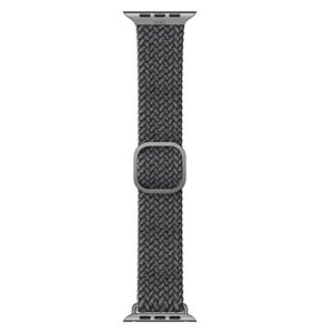 UNIQ Aspen Strap Apple Watch 40/38/41 mm Series 1/2/3/4/5/6/7/8/SE/SE2/SE3 Braided granite grey - Image 6
