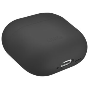UNIQ Dėklas Lino AirPods 4 Silicone pelenų pilkumo spalvos - Image 4