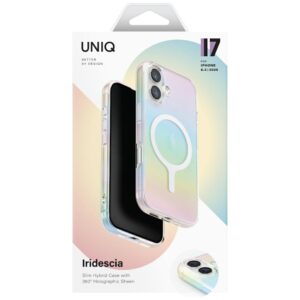 UNIQ Iridescia Dėklas  skirtas Apple iPhone 17 Magclick Charging holo quartz - Image 6