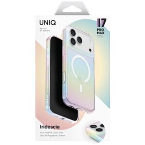 UNIQ Iridescia Dėklas  skirtas Apple iPhone 17 Pro Max Magclick Charging holo quartz - Image 6