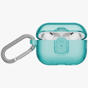 Dėklas UNIQ Glase Pro  skirtas AirPods Pro 3 Lock Dėklas turquoise - Image 2