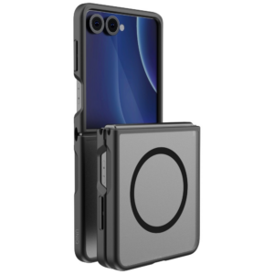 Dėklas UNIQ Veren AF for Samsung Galaxy Flip8 Magclick Charging juodos spalvos