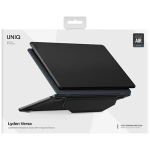 Dėklas UNIQ Lyden Versa for MacBook Air 13" M2 2022 / M3 2024 / M4 2025 / M5 2026 juodos spalvos - Image 7