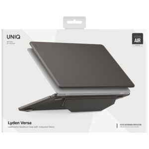 Dėklas UNIQ Lyden Versa for MacBook Air 13" M2 2022 / M3 2024 / M4 2025 / M5 2026 grey - Image 6